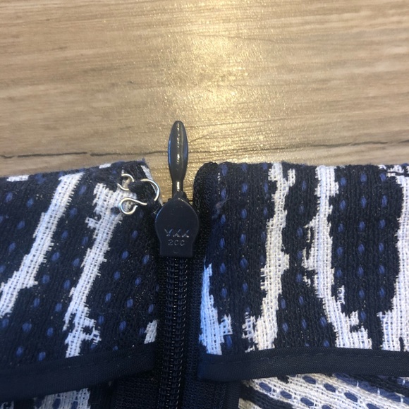 Loft patterned faux wrap pencil skirt - Picture 6 of 6